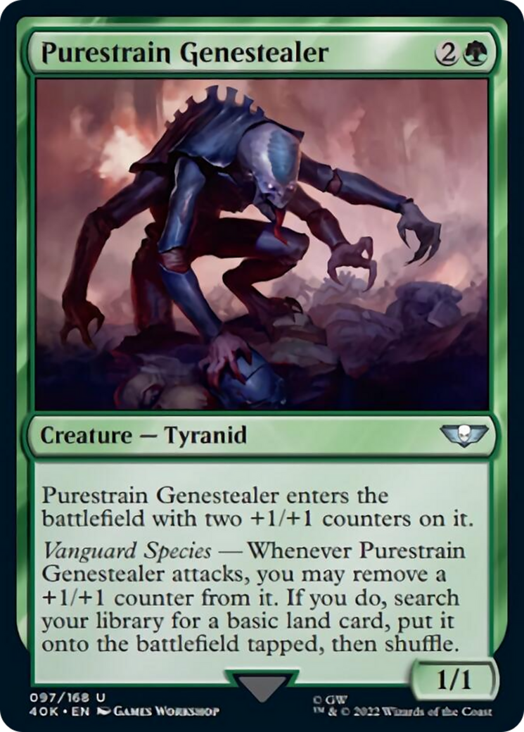 Purestrain Genestealer (Surge Foil) [Warhammer 40,000] | Exor Games Truro