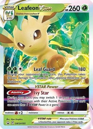 Leafeon VSTAR (SWSH195) [Sword & Shield: Black Star Promos] | Exor Games Truro