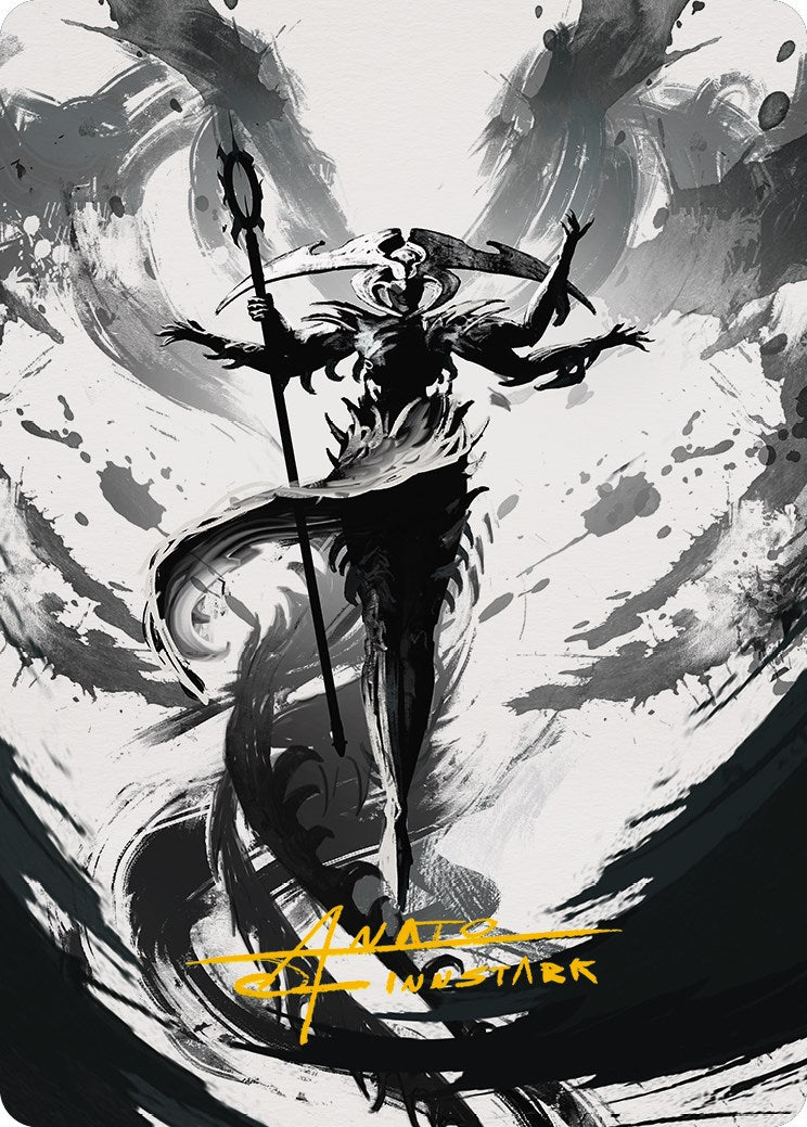 Atraxa, Grand Unifier 2 Art Card (Gold-Stamped Signature) [Phyrexia: All Will Be One Art Series] | Exor Games Truro