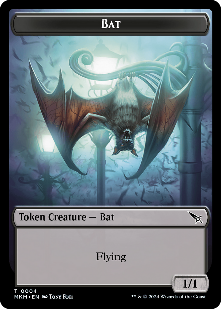 Bat Token [Murders at Karlov Manor Tokens] | Exor Games Truro