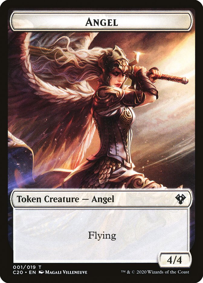 Angel Token [Commander 2020 Tokens] | Exor Games Truro