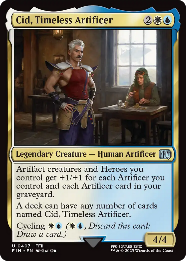 Cid, Timeless Artificer (0407) [FINAL FANTASY] | Exor Games Truro