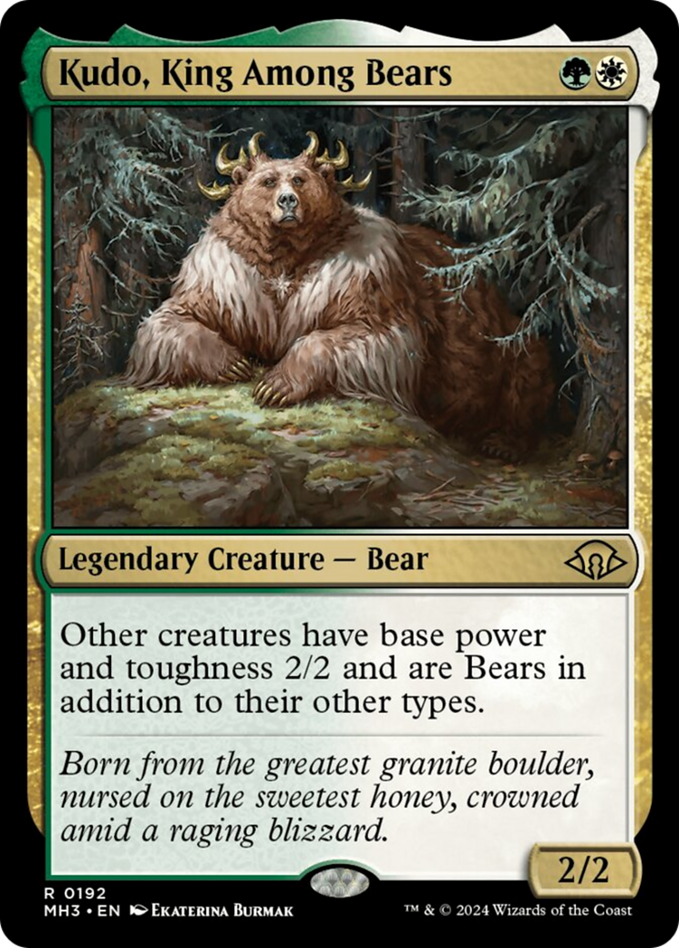 Kudo, King Among Bears [Modern Horizons 3] | Exor Games Truro