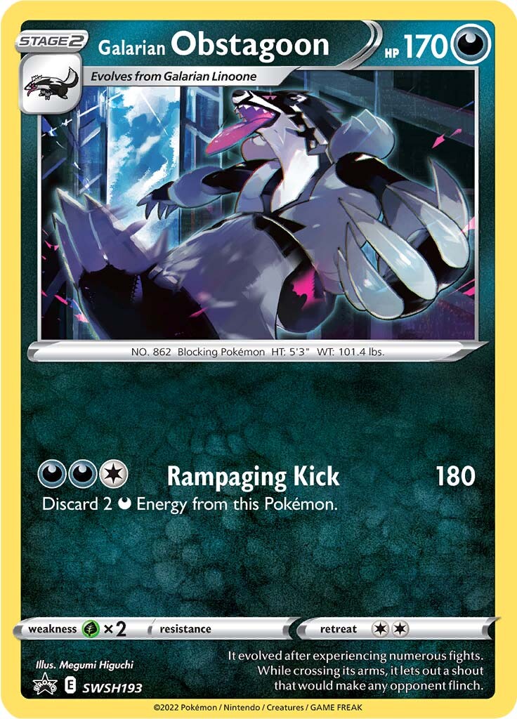 Galarian Obstagoon (SWSH193) [Sword & Shield: Black Star Promos] | Exor Games Truro