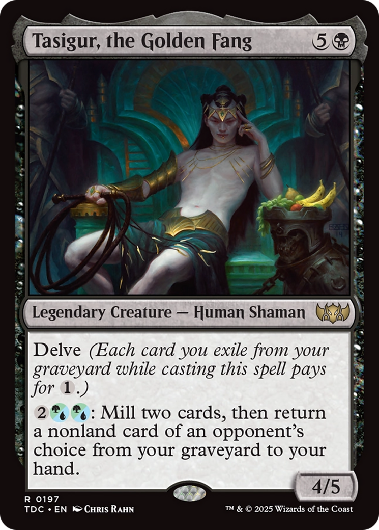 Tasigur, the Golden Fang [Tarkir: Dragonstorm Commander] | Exor Games Truro