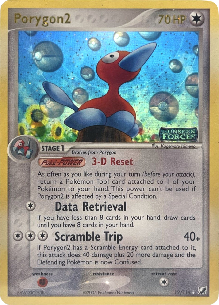 Porygon2 (12/115) (Stamped) [EX: Unseen Forces] | Exor Games Truro