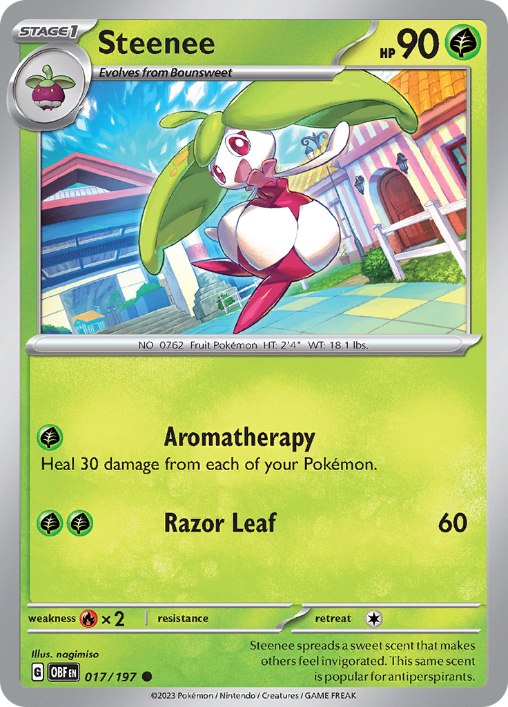 Steenee (017/197) [Scarlet & Violet: Obsidian Flames] | Exor Games Truro