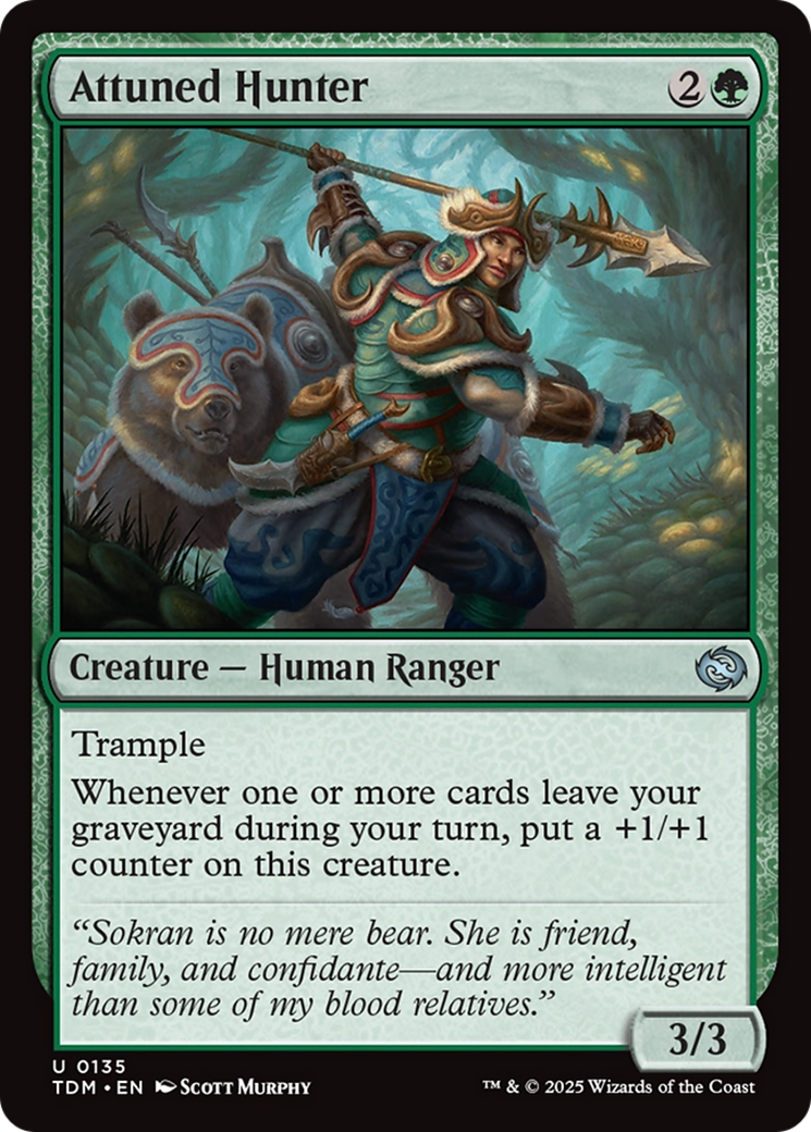 Attuned Hunter [Tarkir: Dragonstorm] | Exor Games Truro