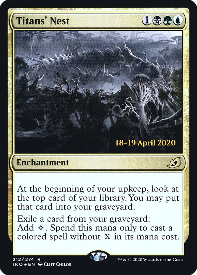 Titans' Nest [Ikoria: Lair of Behemoths Prerelease Promos] | Exor Games Truro