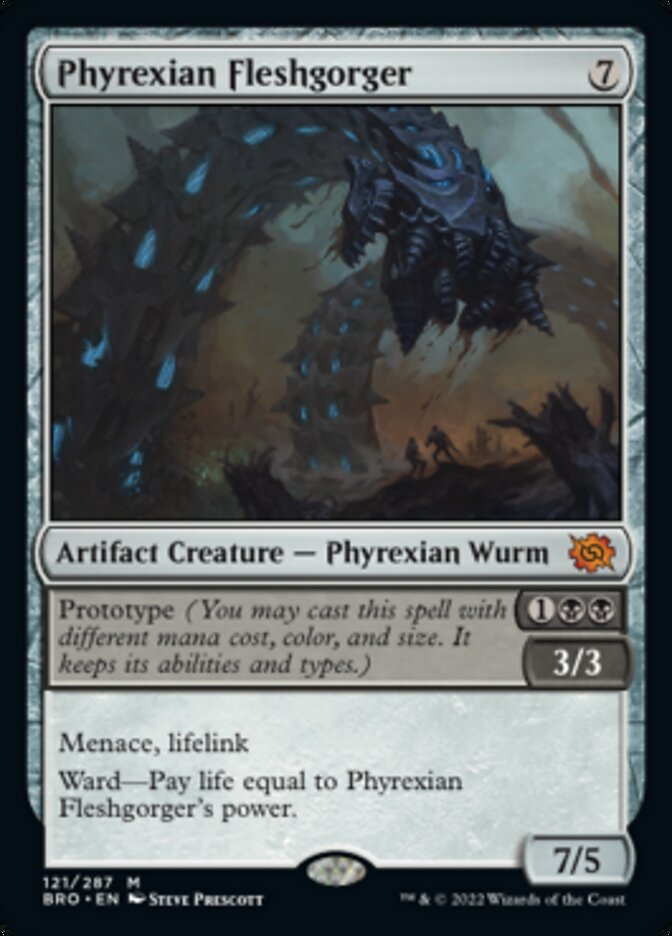 Phyrexian Fleshgorger (Promo Pack) [The Brothers' War Promos] | Exor Games Truro