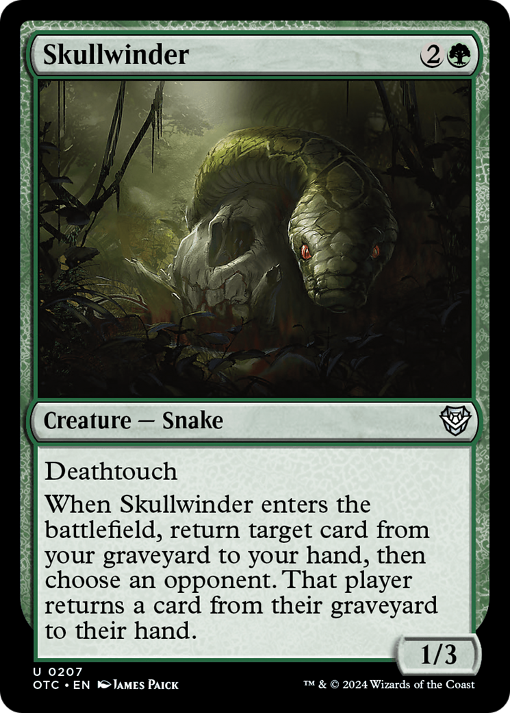 Skullwinder [Outlaws of Thunder Junction Commander] | Exor Games Truro