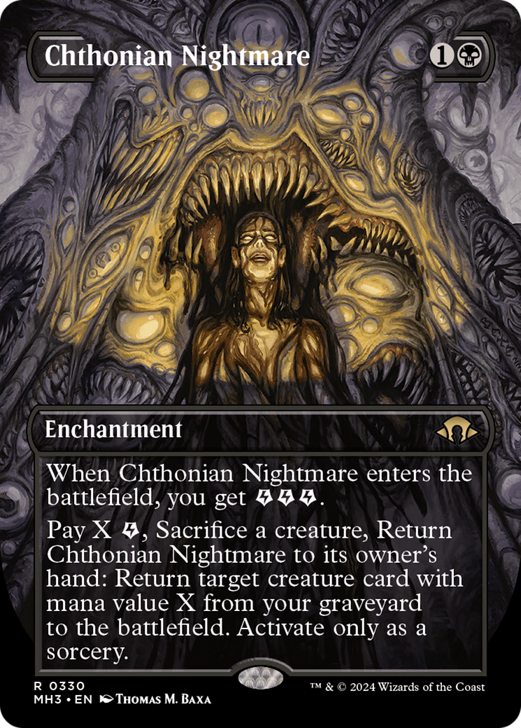 Chthonian Nightmare (Borderless) [Modern Horizons 3] | Exor Games Truro