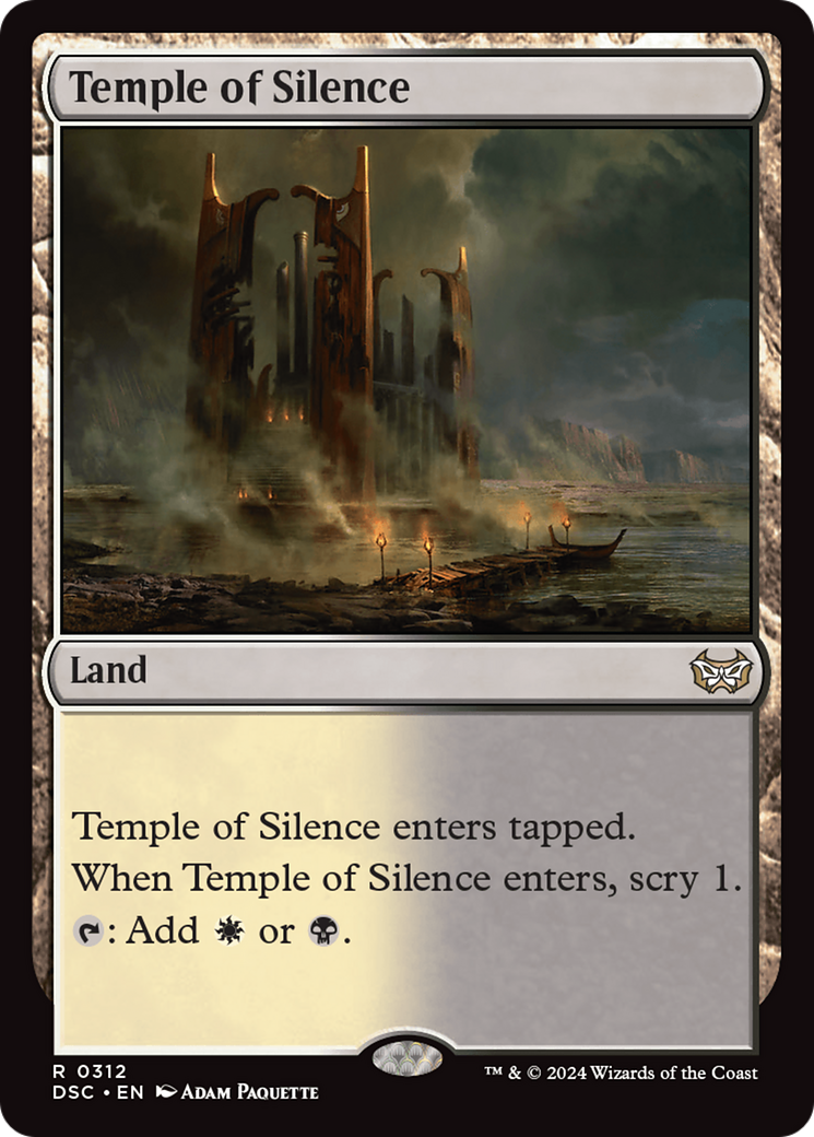 Temple of Silence [Duskmourn: House of Horror Commander] | Exor Games Truro