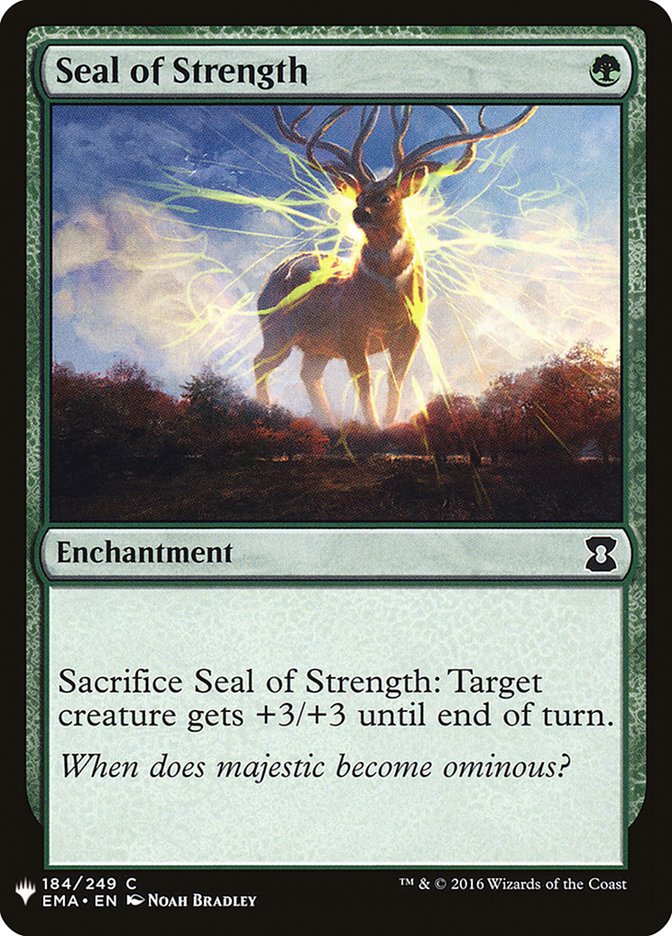 Seal of Strength [Mystery Booster] | Exor Games Truro