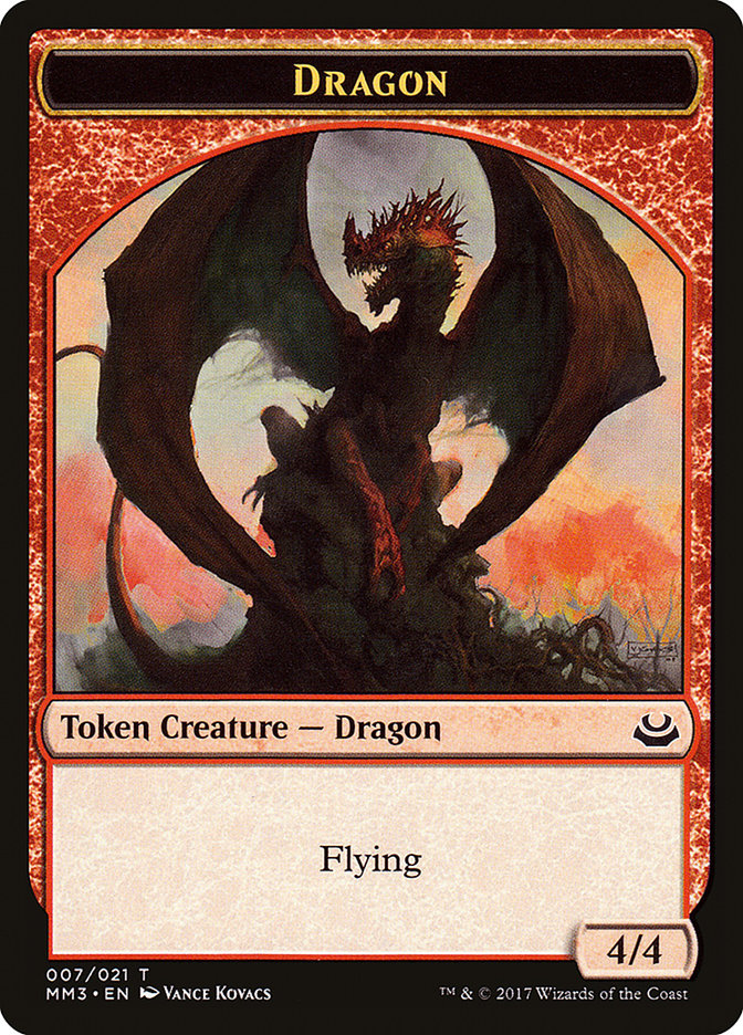 Dragon Token [Modern Masters 2017 Tokens] | Exor Games Truro