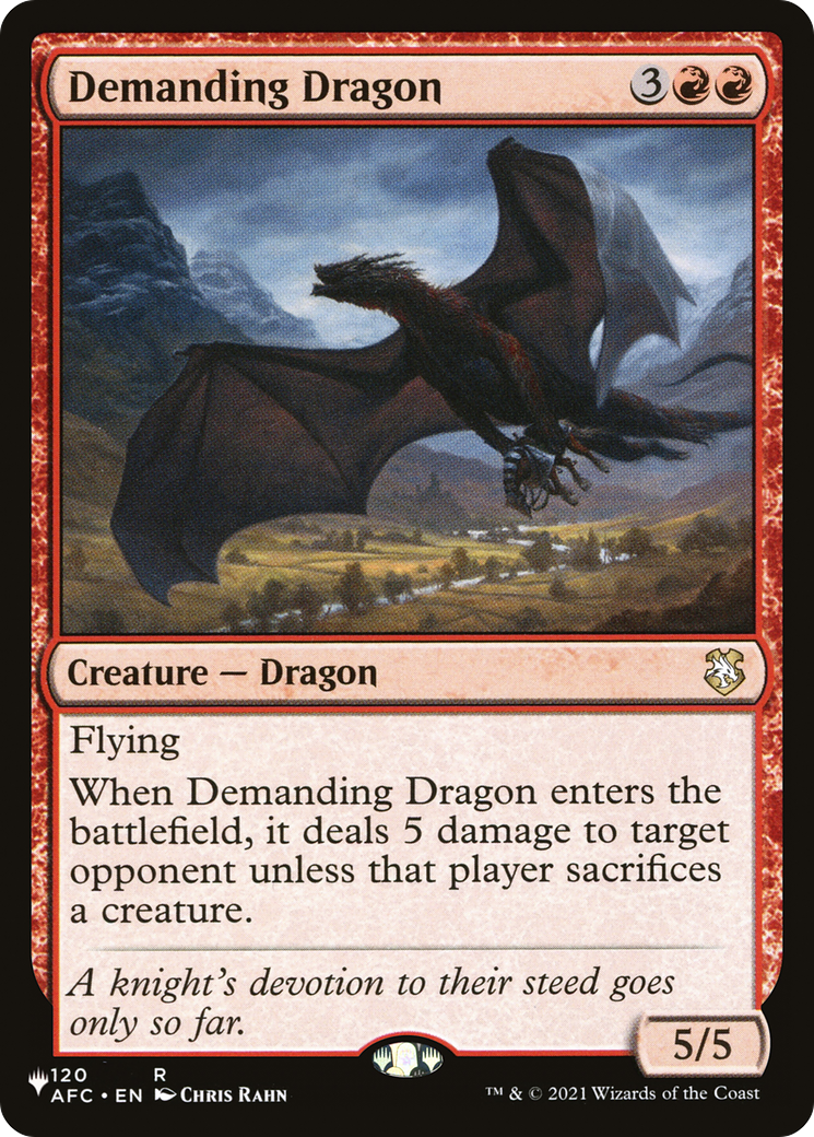 Demanding Dragon [The List] | Exor Games Truro