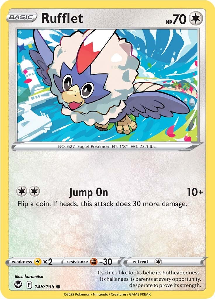 Rufflet (148/195) [Sword & Shield: Silver Tempest] | Exor Games Truro