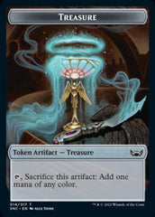 Treasure (014) // Wizard Double-Sided Token [Streets of New Capenna Tokens] | Exor Games Truro