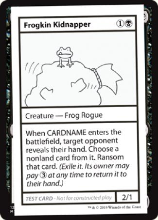 Frogkin Kidnapper (2021 Edition) [Mystery Booster Playtest Cards] | Exor Games Truro