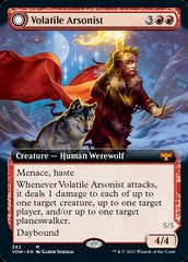 Volatile Arsonist // Dire-Strain Anarchist (Extended Art) [Innistrad: Crimson Vow] | Exor Games Truro