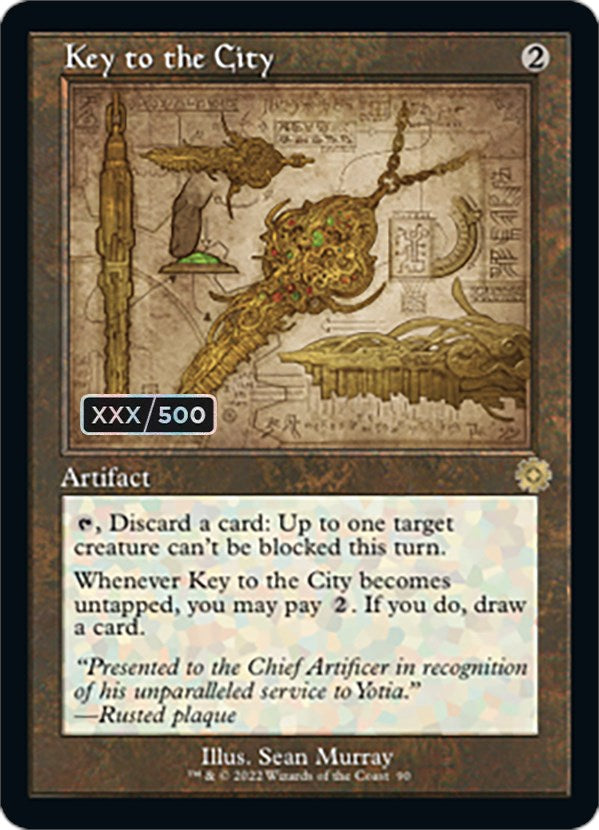 Key to the City (Retro Schematic) (Serialized) [The Brothers' War Retro Artifacts] | Exor Games Truro