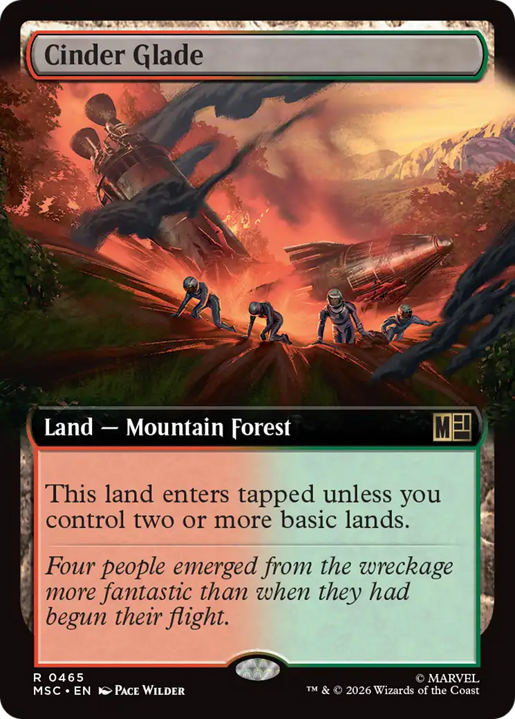 Cinder Glade (Extended Art) [Marvel Super Heroes Commander] | Exor Games Truro