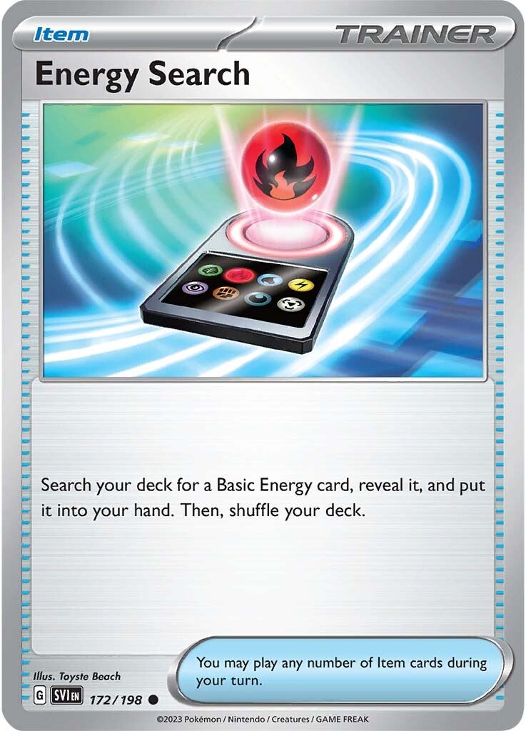 Energy Search (172/198) [Scarlet & Violet: Base Set] | Exor Games Truro