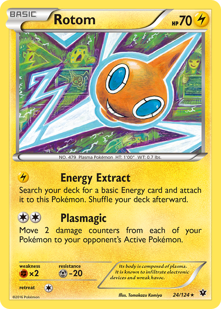 Rotom (24/124) [XY: Fates Collide] | Exor Games Truro