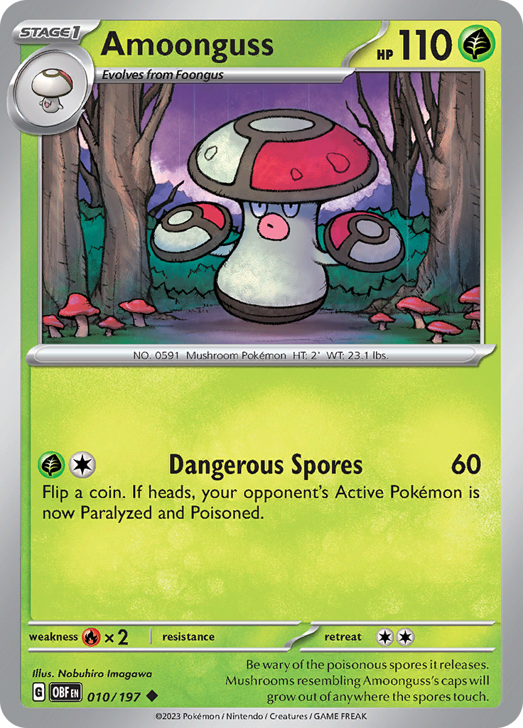 Amoonguss (010/197) [Scarlet & Violet: Obsidian Flames] | Exor Games Truro