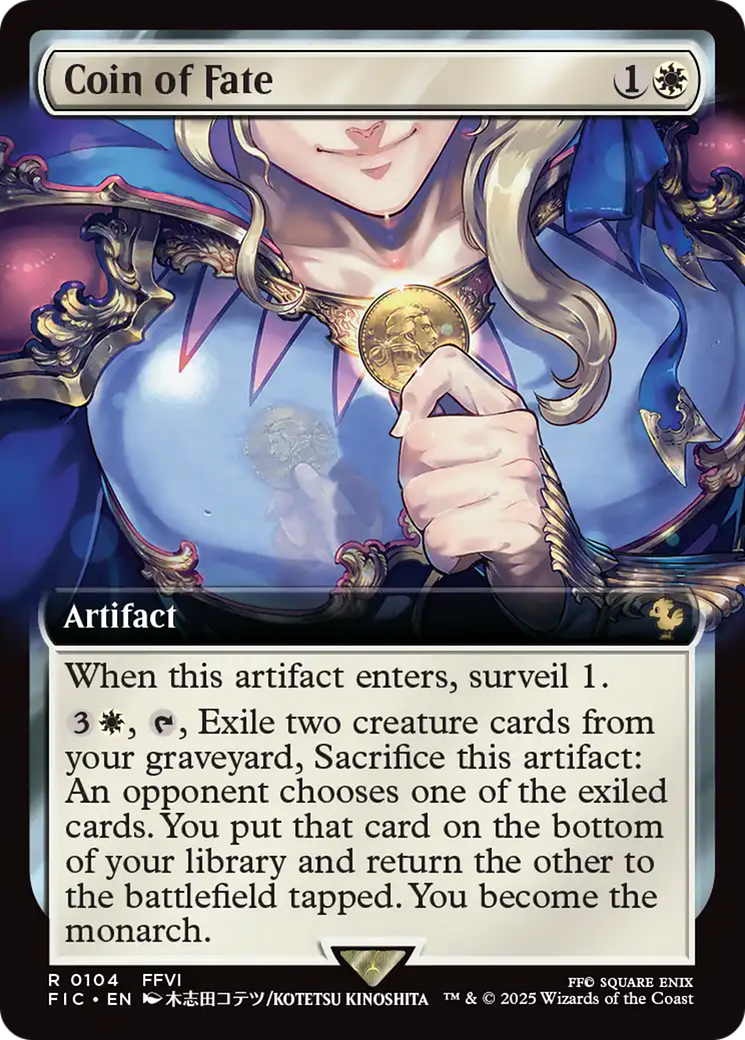 Coin of Fate (Extended Art) [FINAL FANTASY Commander] | Exor Games Truro