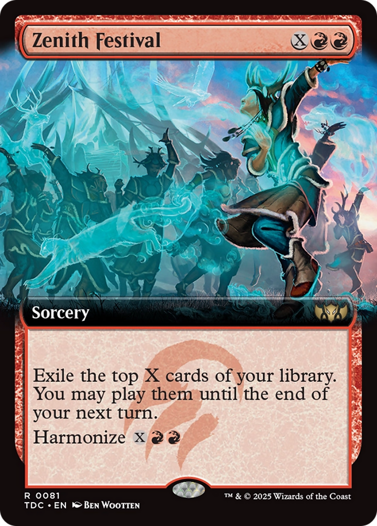 Zenith Festival (Extended Art) [Tarkir: Dragonstorm Commander] | Exor Games Truro