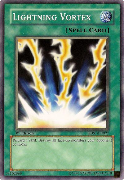 Lightning Vortex [5DS1-EN027] Common | Exor Games Truro