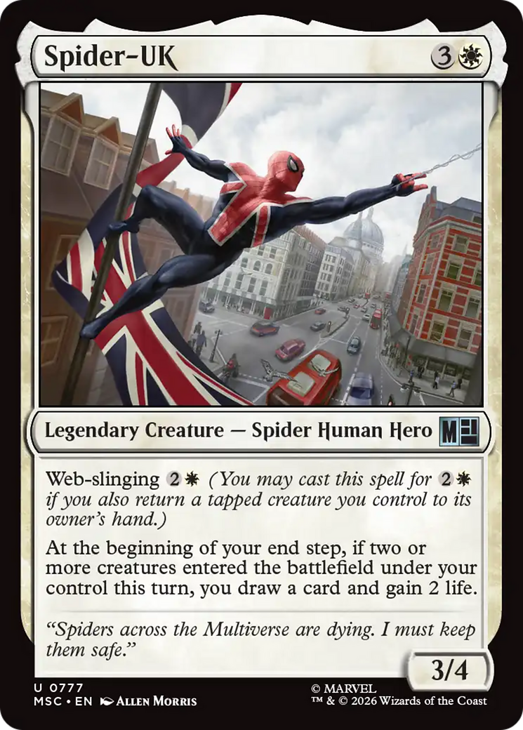 Spider-UK [Marvel Super Heroes Commander] | Exor Games Truro
