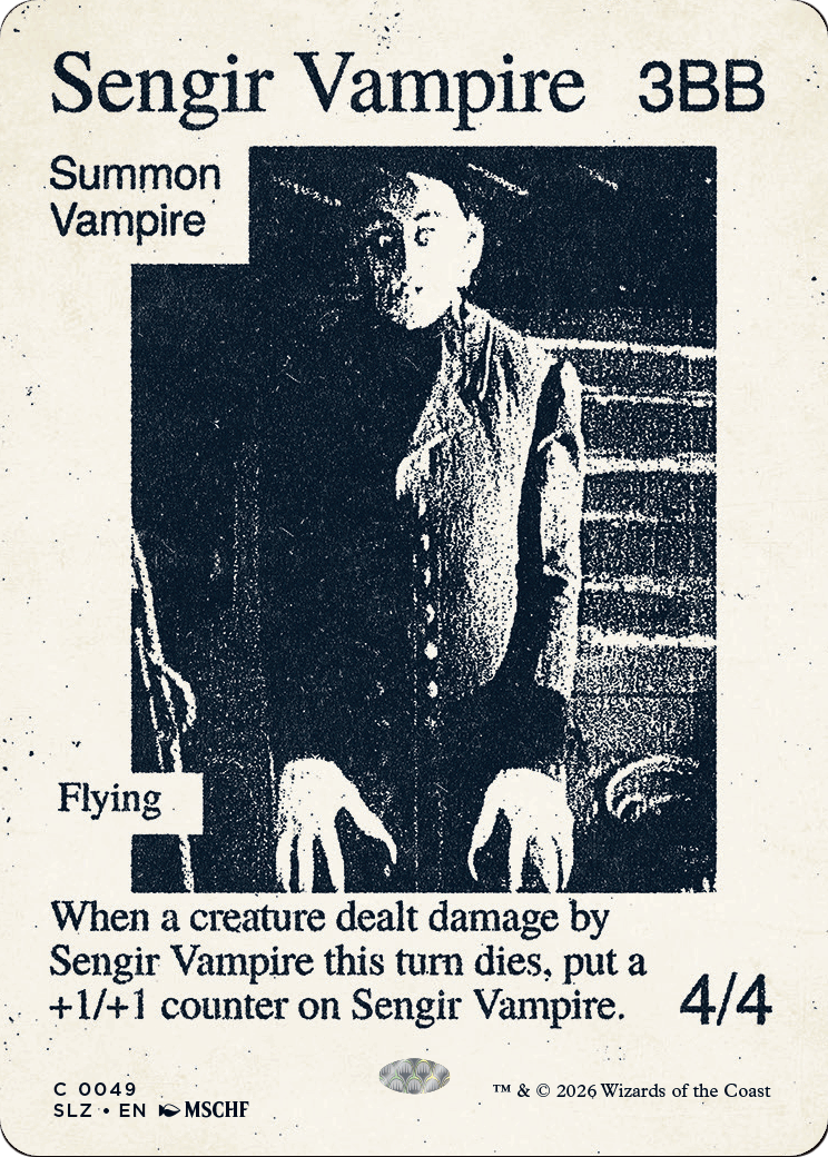 Sengir Vampire (0049) [Secret Lair x MSCHF: The Zeta Set] | Exor Games Truro