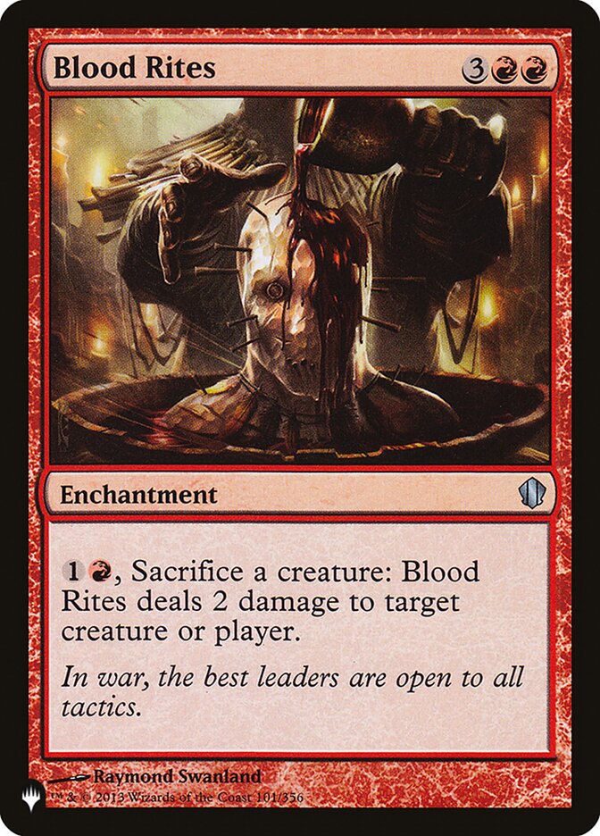Blood Rites [The List] | Exor Games Truro