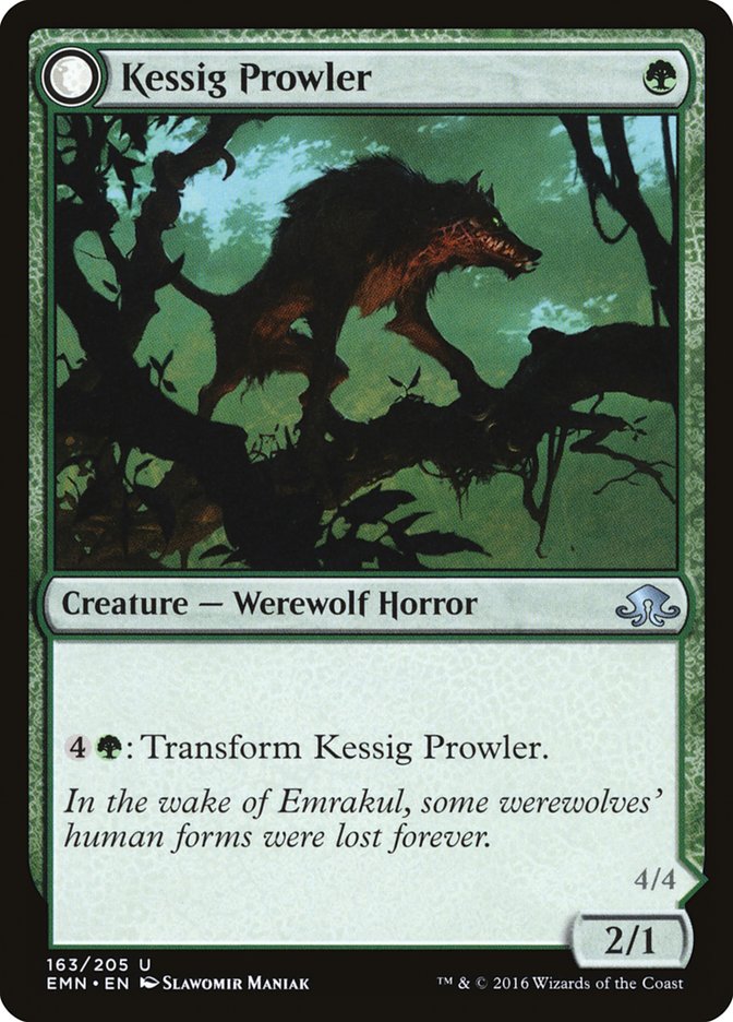 Kessig Prowler // Sinuous Predator [Eldritch Moon] | Exor Games Truro