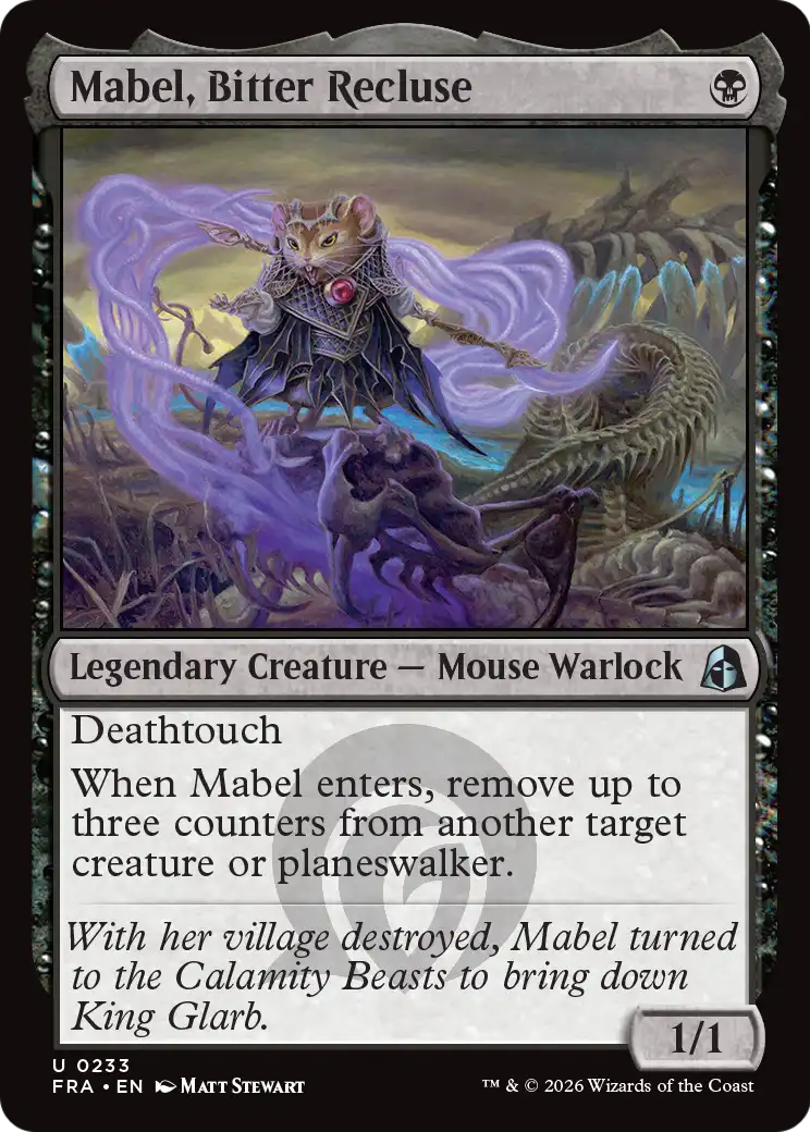 Mabel, Bitter Recluse [Reality Fracture] | Exor Games Truro