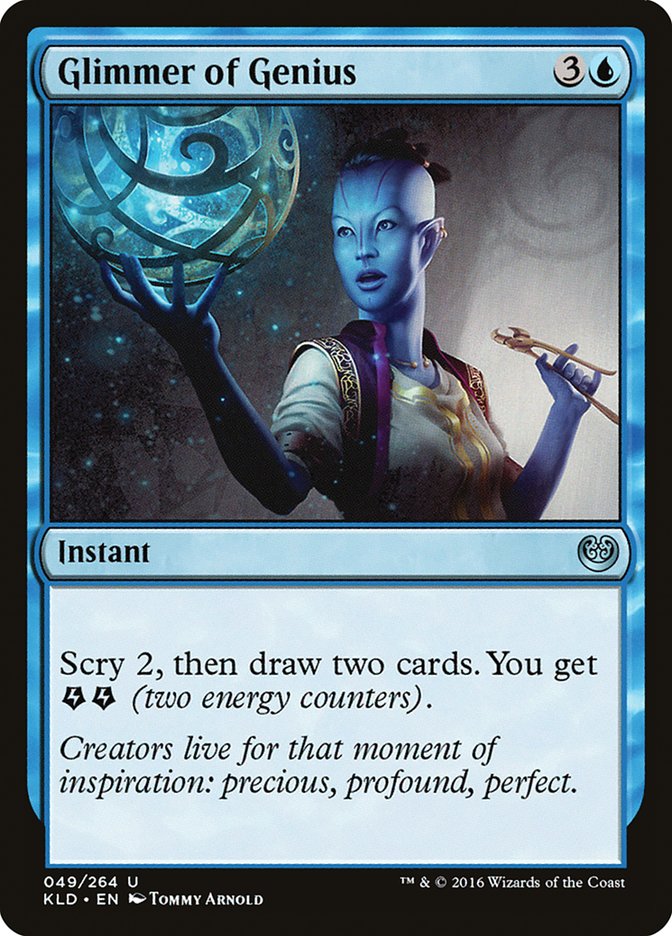 Glimmer of Genius [Kaladesh] | Exor Games Truro