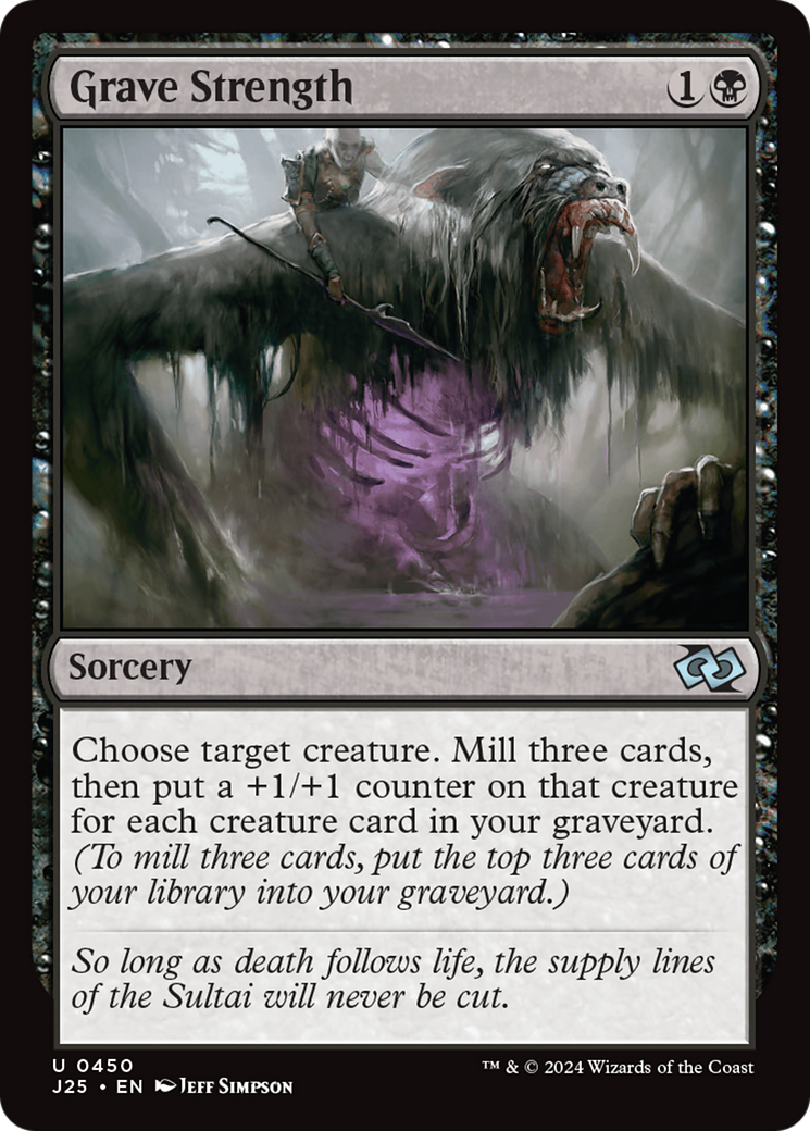 Grave Strength [Foundations Jumpstart] | Exor Games Truro