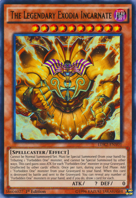 The Legendary Exodia Incarnate [LDK2-ENY01] Ultra Rare | Exor Games Truro