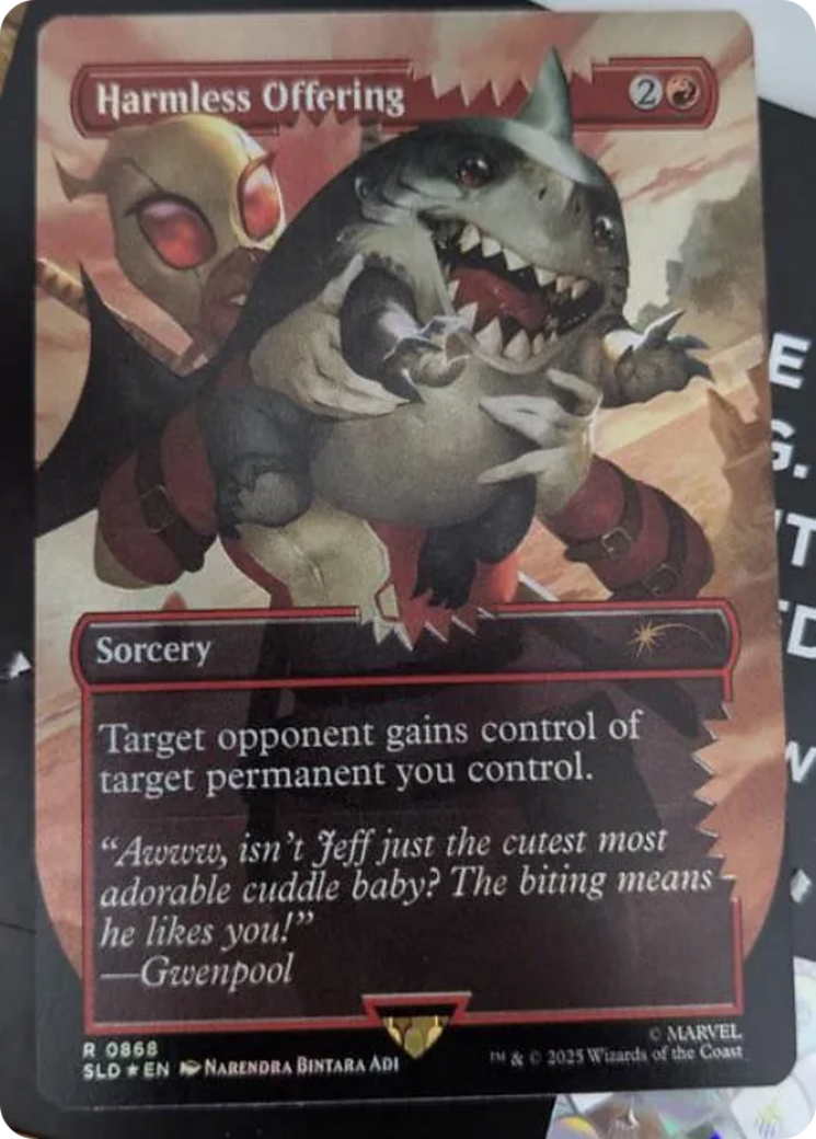 Harmless Offering (Rainbow Foil) [Secret Lair Drop Series] | Exor Games Truro