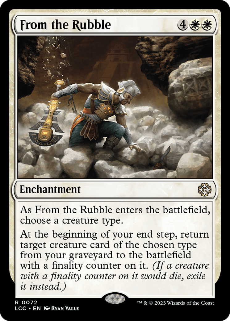 From the Rubble [The Lost Caverns of Ixalan Commander] | Exor Games Truro