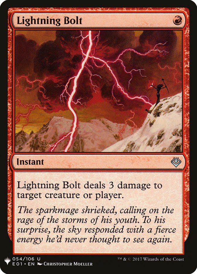 Lightning Bolt [Mystery Booster] | Exor Games Truro