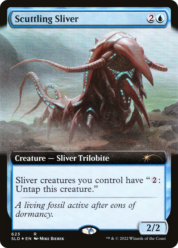 Scuttling Sliver (Extended Art) [Secret Lair Drop Promos] | Exor Games Truro