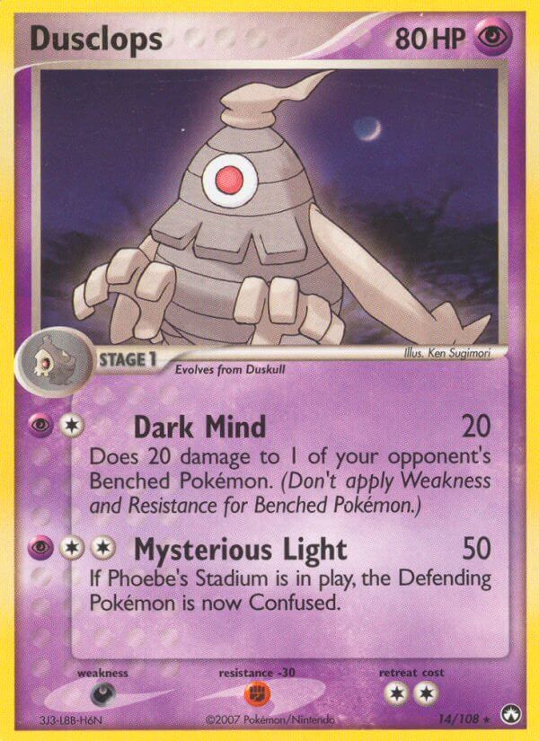 Dusclops (14/108) (Theme Deck Exclusive) [EX: Power Keepers] | Exor Games Truro