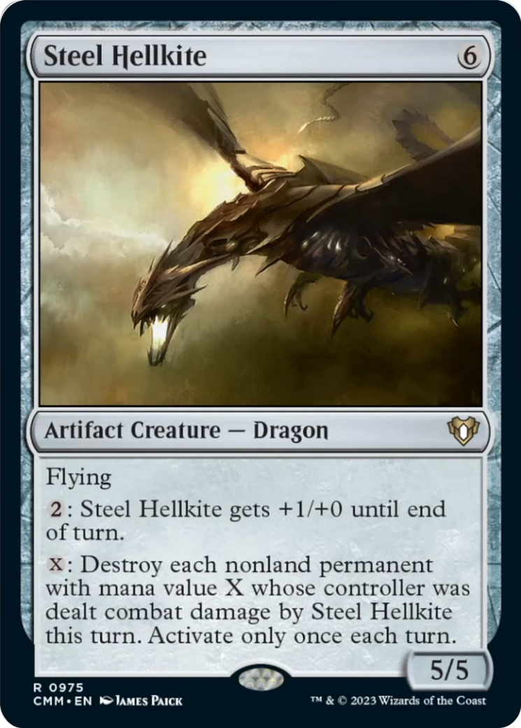 Steel Hellkite [Commander Masters] | Exor Games Truro