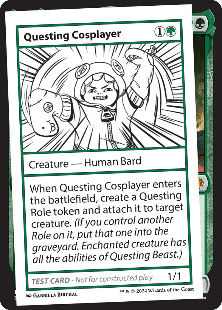 Questing Cosplayer [Mystery Booster 2 Playtest Cards] | Exor Games Truro