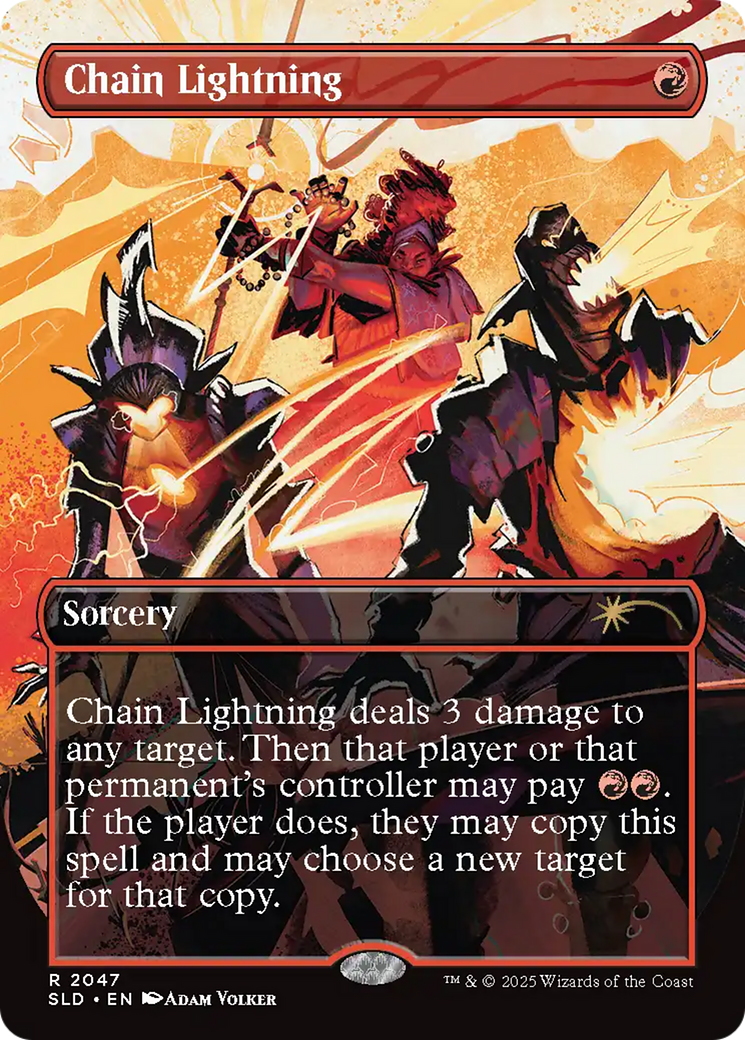 Chain Lightning (2047) (Rainbow Foil) [Secret Lair Drop Series] | Exor Games Truro