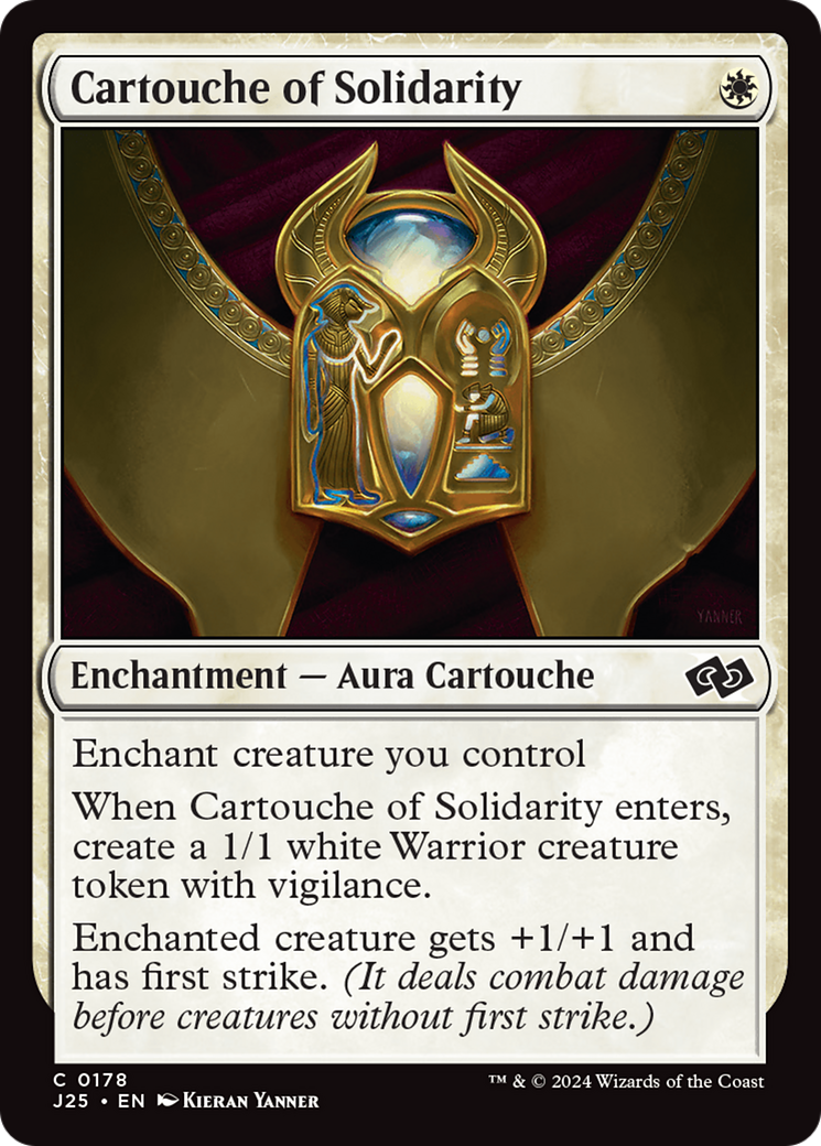 Cartouche of Solidarity [Foundations Jumpstart] | Exor Games Truro