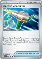 Electric Generator (170/198) [Scarlet & Violet: Base Set] | Exor Games Truro